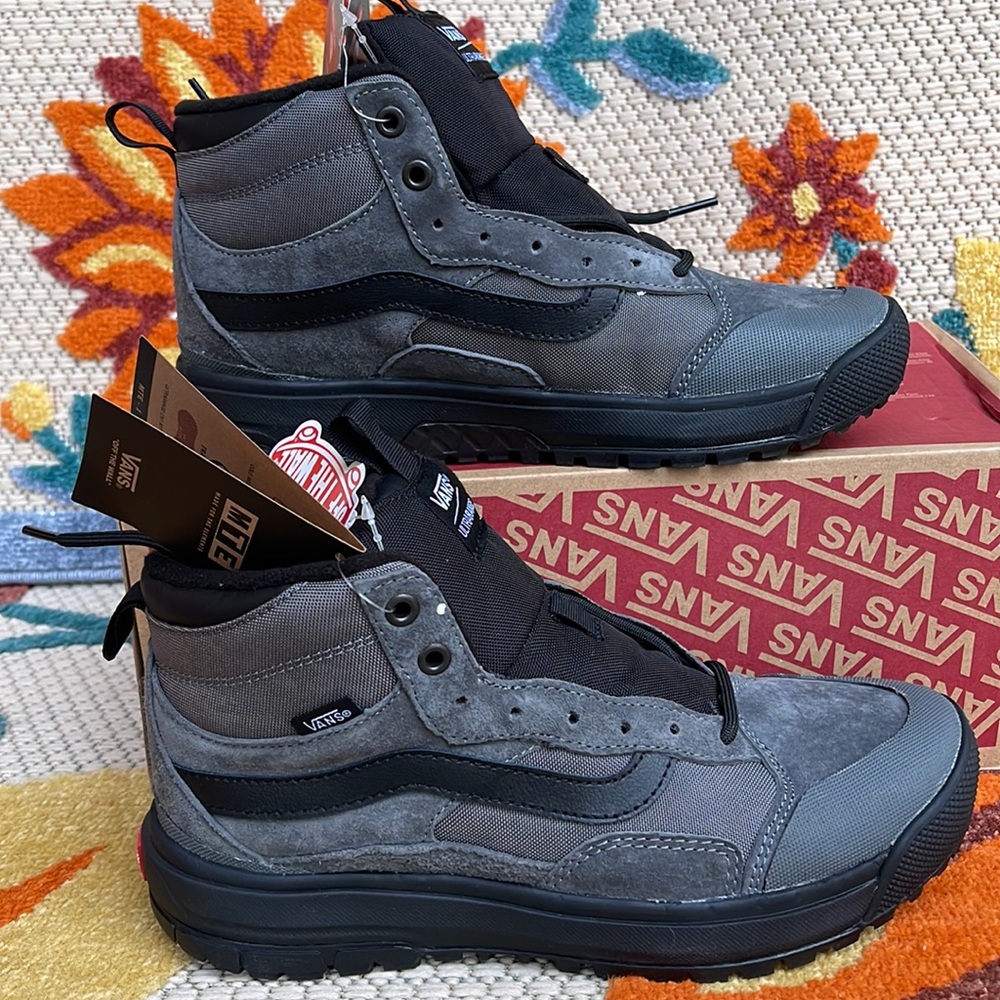 Vans Women's Gray High-Top Sneakers